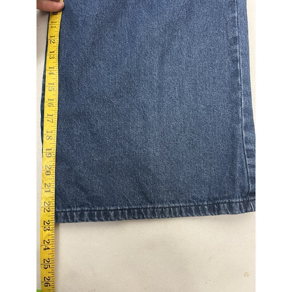 Anthropologie Hei Hei Jumpsuit Size Large Denim wide leg Blue Boho Festival - Picture 11 of 13